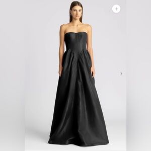 Zac Posen strapless taffeta gown